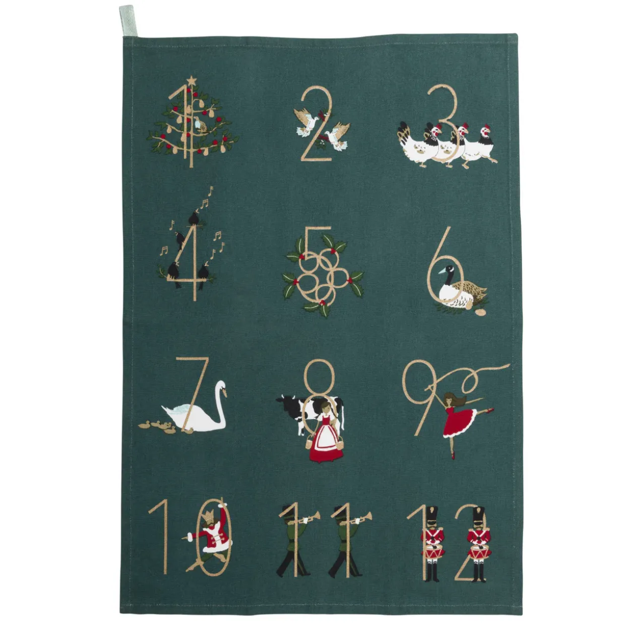 A Partridge In A Pear Tree Set Of 2 Tea Towels
