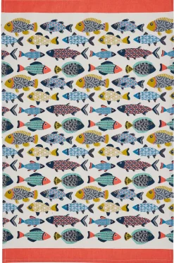Aquarium Cotton Tea Towel
