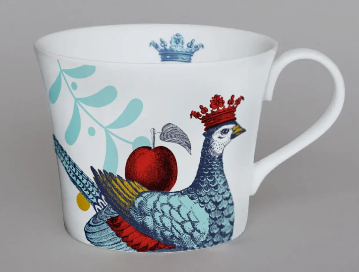 Arcadia Pheasant Bone China Mug