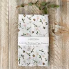 Bees On Duck Egg Tea Towel