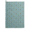 Bees Teal Tea Towel