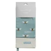 Bees Teal Tea Towel Set Of 2