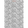 Black Toast Lettering Tea Towel
