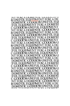 Black Toast Lettering Tea Towel