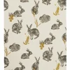 Block Print Rabbit Tea Towel