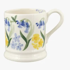 Bluebells And Buttercups 1/2 Pint Mug