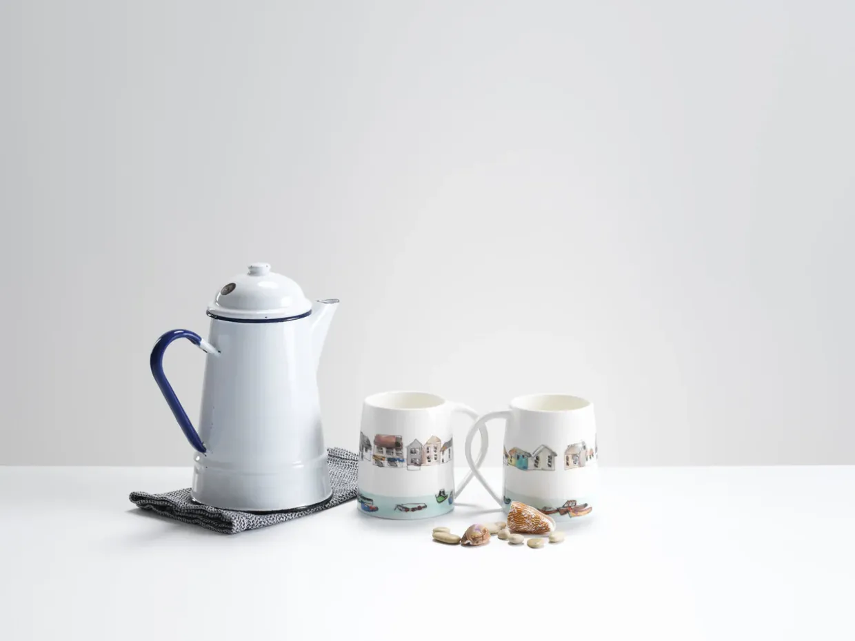 Boats And Houses Mug