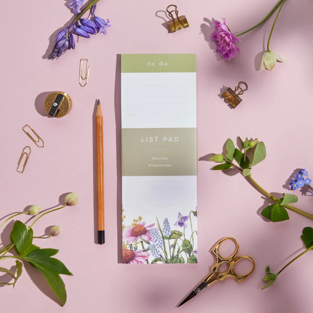 Bountiful Blooms To-Do List Pad