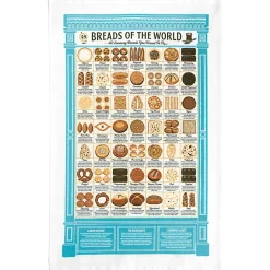 Breads Of The World Tea Towel By Stuart Gardiner