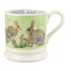 Bright New Morning Rabbits & Kits 1/2 Pint Mug