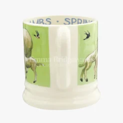 Bright New Morning Spring Lambs 1/2 Pint Mug