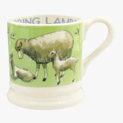 Bright New Morning Spring Lambs 1/2 Pint Mug