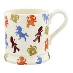 British Lions & Unicorns 1/2 Pint Mug