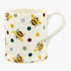 Bumblebee & Polka Dot 1/2 Pint Mug