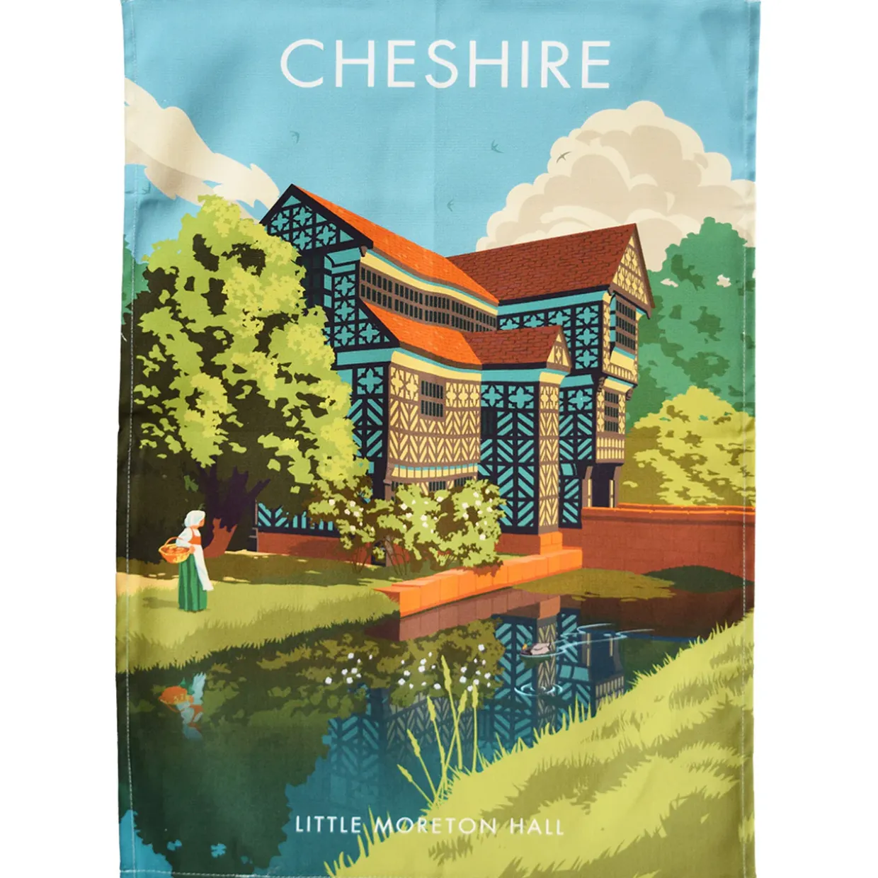 Cheshire Tea Towel