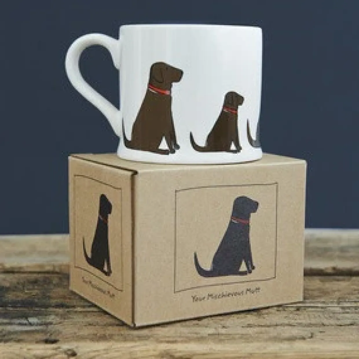 Chocolate Labrador Mug Boxed