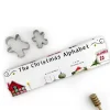Christmas Alphabet Tea Towel