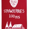 Cotton Strawberries Tea Towel