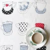 Cups Tea Towel