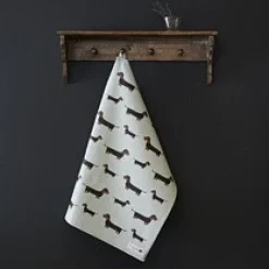Dachshund Tea Towel