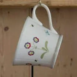 Dark Red Auricula Conical Mug