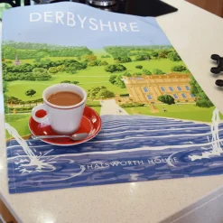 Derbyshire - Chatsworth House Tea Towel