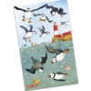Diving Puffins Tea Towel