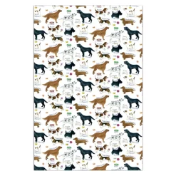 Dog Breeds Cotton Tea Towel