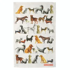 Dogs Tea Towel