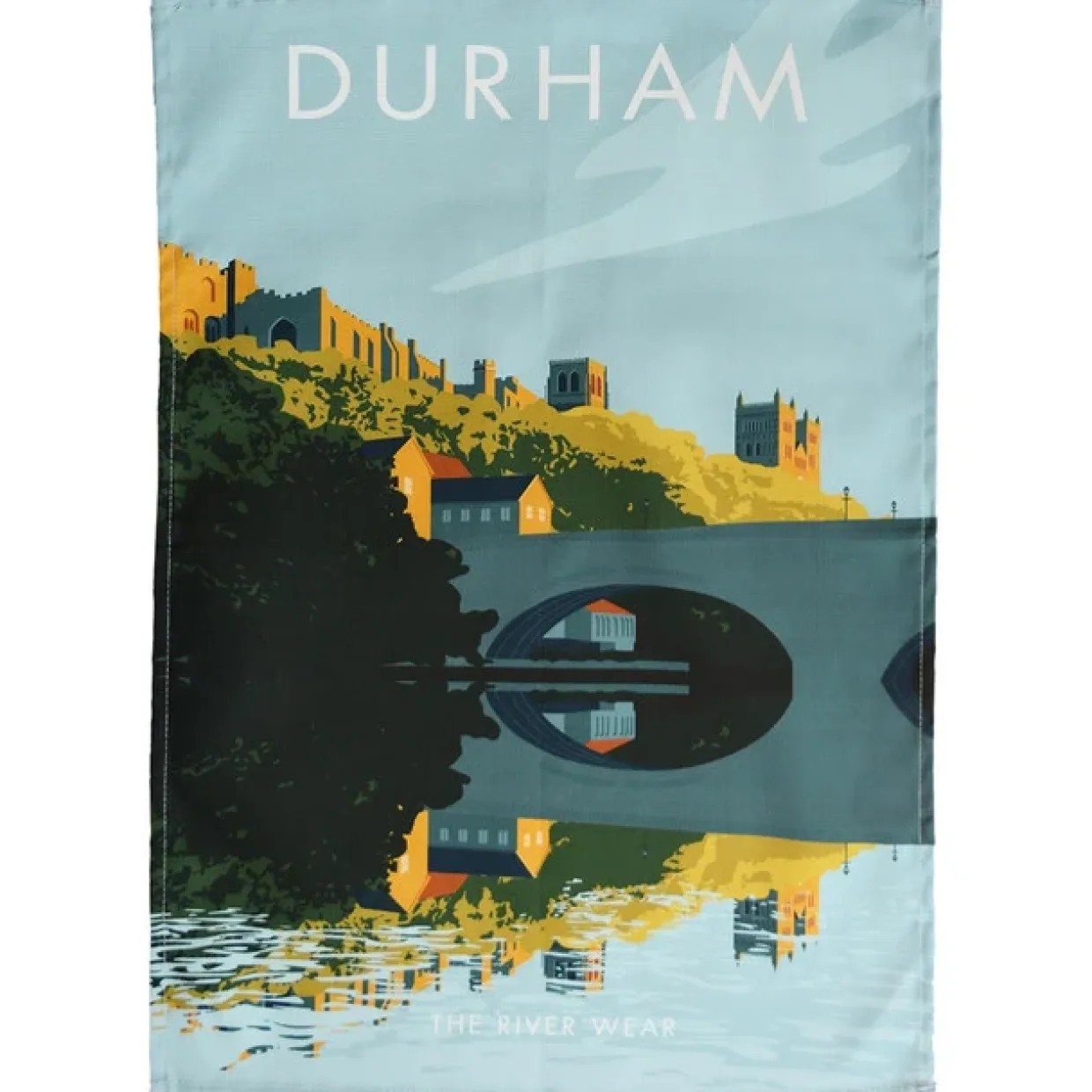 Durham - River Wear Tea Towel