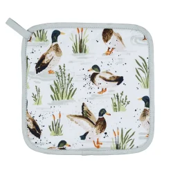 Farmhouse Ducks Pot Mat