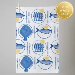 Fish Supper Tea Towel