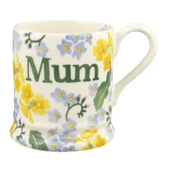 Forget Me Not & Primrose Mum 1/2 Pint Mug Boxed