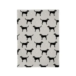 Grey Labradors Cotton Tea Towel
