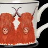 Highland Cow Mug By Moorland Pottery