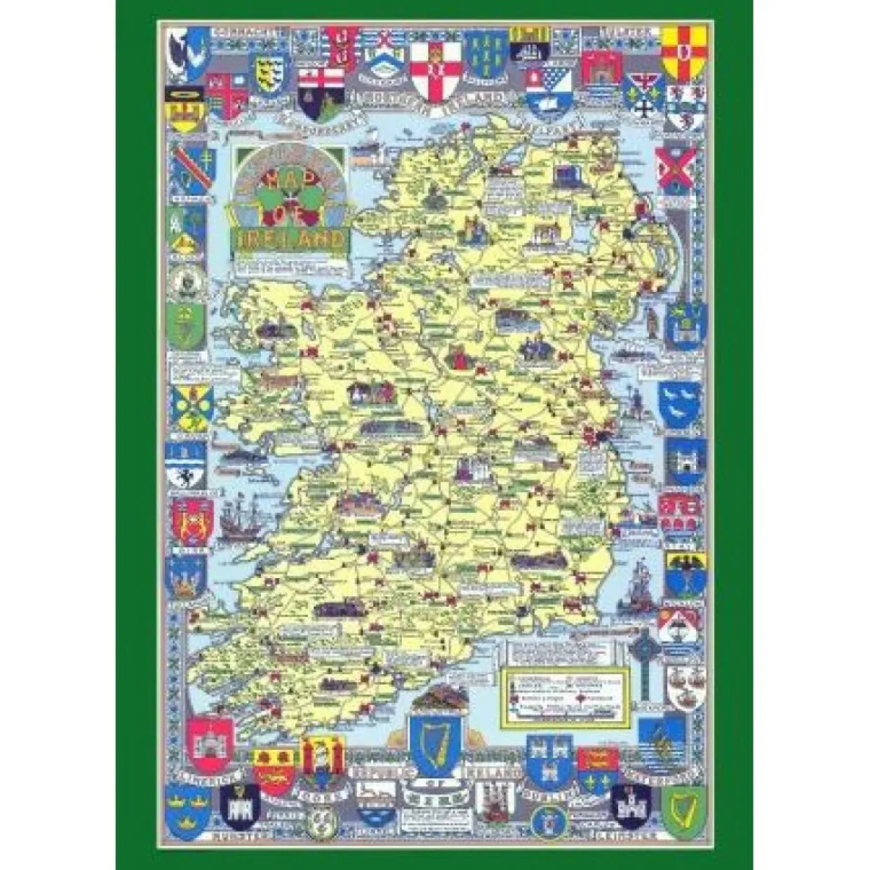Historical Map Of Ireland Jigsaw Puzzle