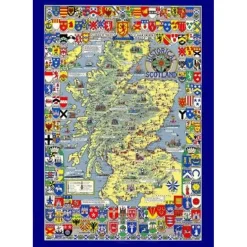Historical Map Of Scotland Jigsaw Puzzle
