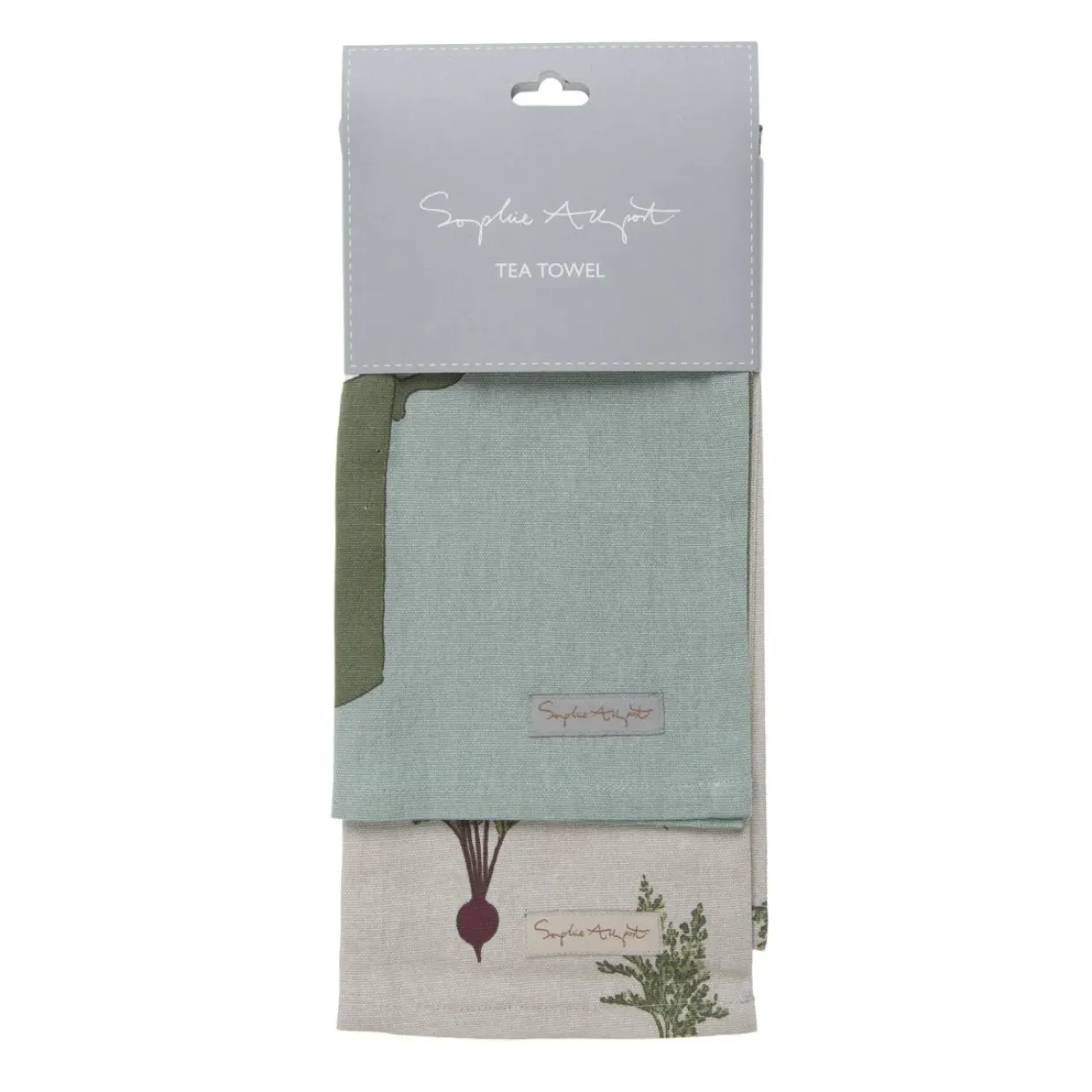 Home Grown Set Of 2 Tea Towels By Sophie Allport