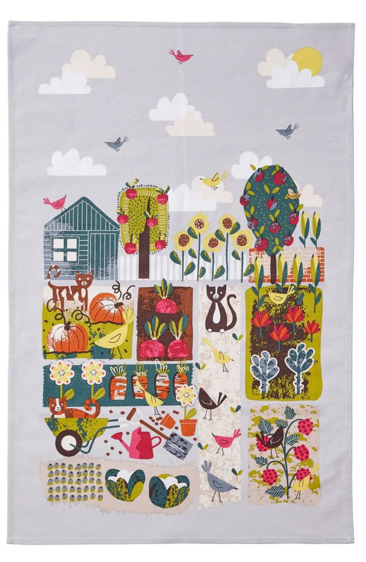 Home Grown Tea Towel