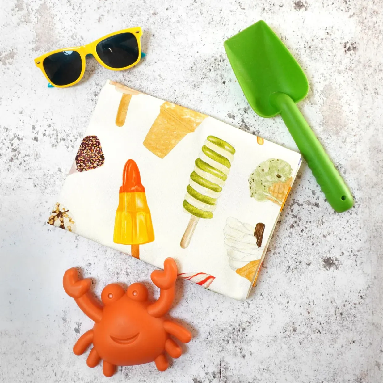 Ice Cream Tea Towel By Corinne Alexander