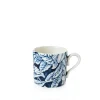 Ink Blue Hibiscus Coffee Can