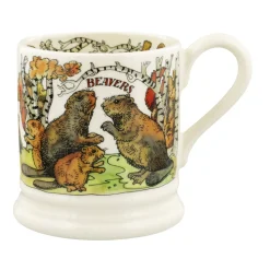In The Woods Beavers 1/2 Pint Mug