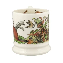In The Woods Owl & Stoat 1/2 Pint Mug