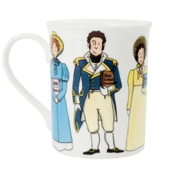 Jane Austen Characters Mug Boxed