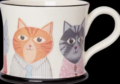 Kitten Club Mug By Moorland Pottery