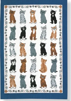 Kittens Arrived Tea Towel