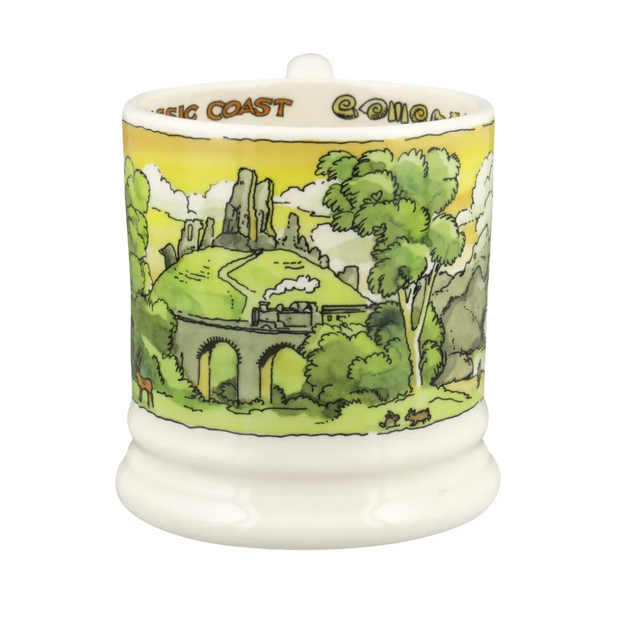 Landscapes Of Dreams Jurassic Coastline 1/2 Pint Mug