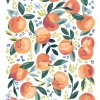 Life Is Peachy Cotton Tea Towel