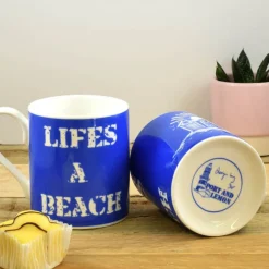 Life's A Beach Bone China Mug