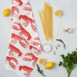 Lobster Tea Towel By Thornback & Peel